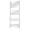 Bathstore Independent White Flat Towel Radiator 1200 X 500