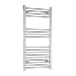 Bathstore Independent Chrome Flat Towel Radiator 800 X 400