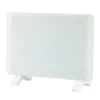 Arlec Electric Glass Panel Heater In White - 2200W
