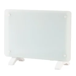 Arlec Electric Glass Panel Heater In White - 2200W
