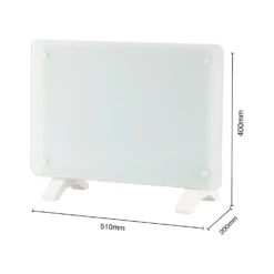 Arlec Electric Glass Panel Heater In White - 2200W -Triton None Store 13107821 1894905458148900