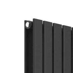 VURTU1 Vertical Double Panel Radiator 1600mm X 410mm - Black -Triton None Store 13109562 1414904157557016