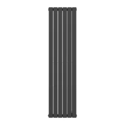VURTU1 Vertical Double Panel Radiator 1600mm X 410mm - Anthracite
