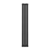 VURTU2 Vertical Double Panel Radiator 1600mm X 240mm - Black -Triton None Store 13109569 1224904157781461