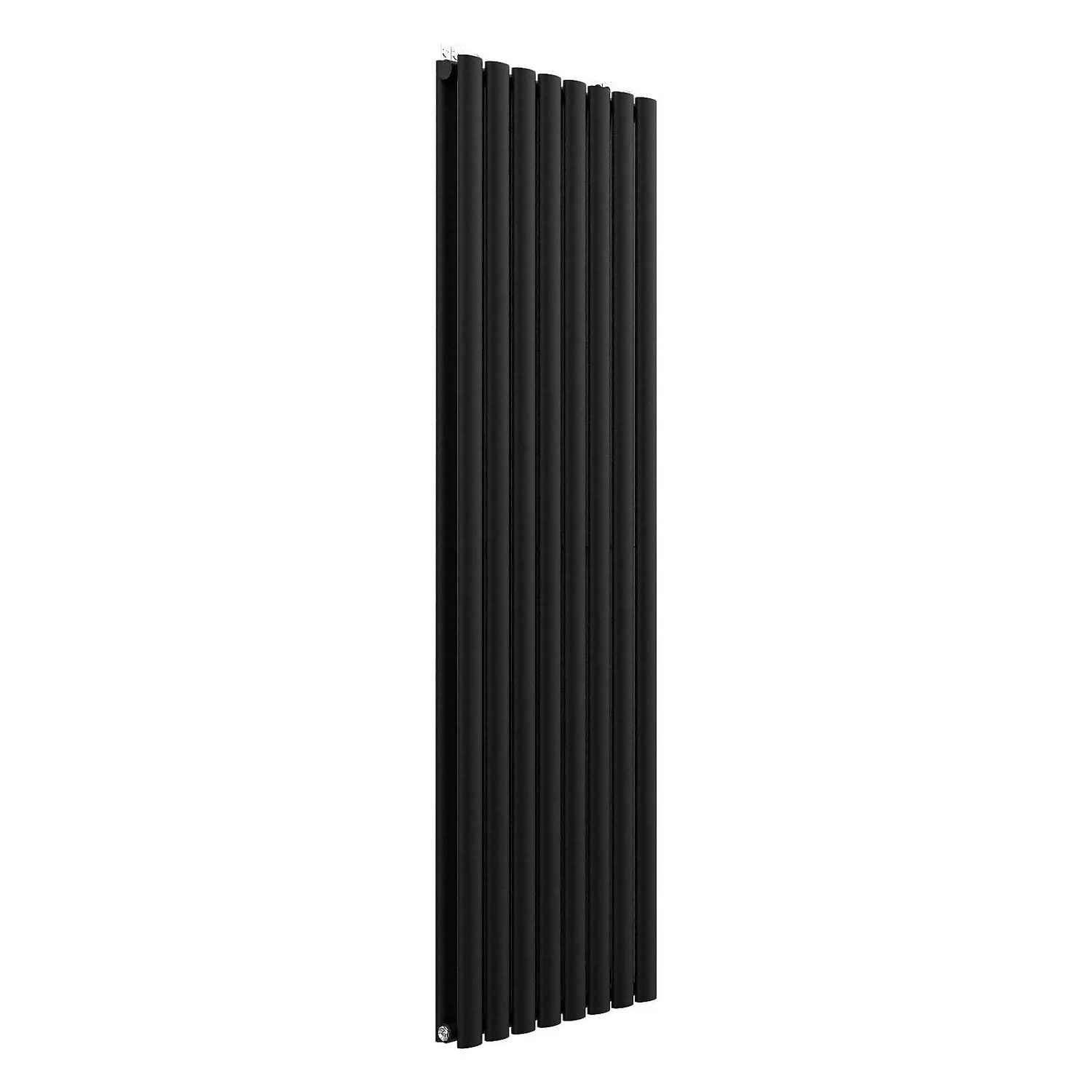 VURTU2 Vertical Double Panel Radiator 1600mm X 480mm - Black 4 VURTU2 Vertical Double Panel Radiator 1600mm X 480mm - Black - Image 2