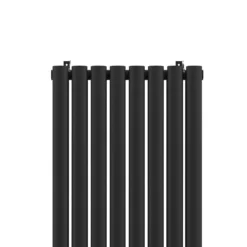 VURTU2 Vertical Double Panel Radiator 1800mm X 480mm - Black -Triton None Store 13109572 1234904158146006