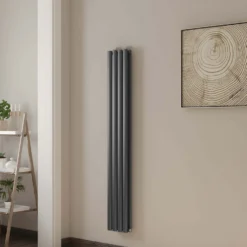 VURTU2 Vertical Double Panel Radiator 1600mm X 240mm - Anthracite -Triton None Store 13109573 2114904158050789