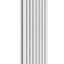 VURTU2 Vertical Double Panel Radiator 1600mm X 480mm - White -Triton None Store 13109575 6154905750477000