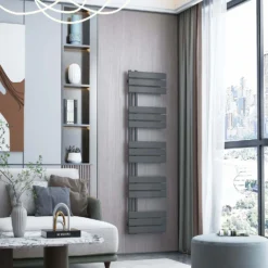 VURTU3 Vertical Single Panel Radiator 1600mm X 600mm - Anthracite -Triton None Store 13109576 1204904158441326