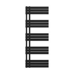 VURTU3 Vertical Single Panel Radiator 1600mm X 600mm - Black