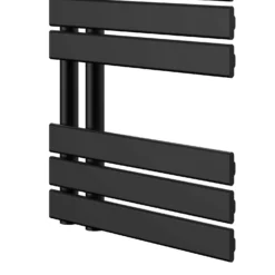 VURTU3 Vertical Single Panel Radiator 1200mm X 500mm - Black -Triton None Store 13109585 4164904158343586