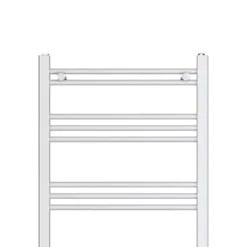 VURTU5 Luxury Ladder Style Heated Towel Rail Radiator & 17 Horizontal Round Tubes 1200mm X 600mm - White -Triton None Store 13109588 7384904158722249