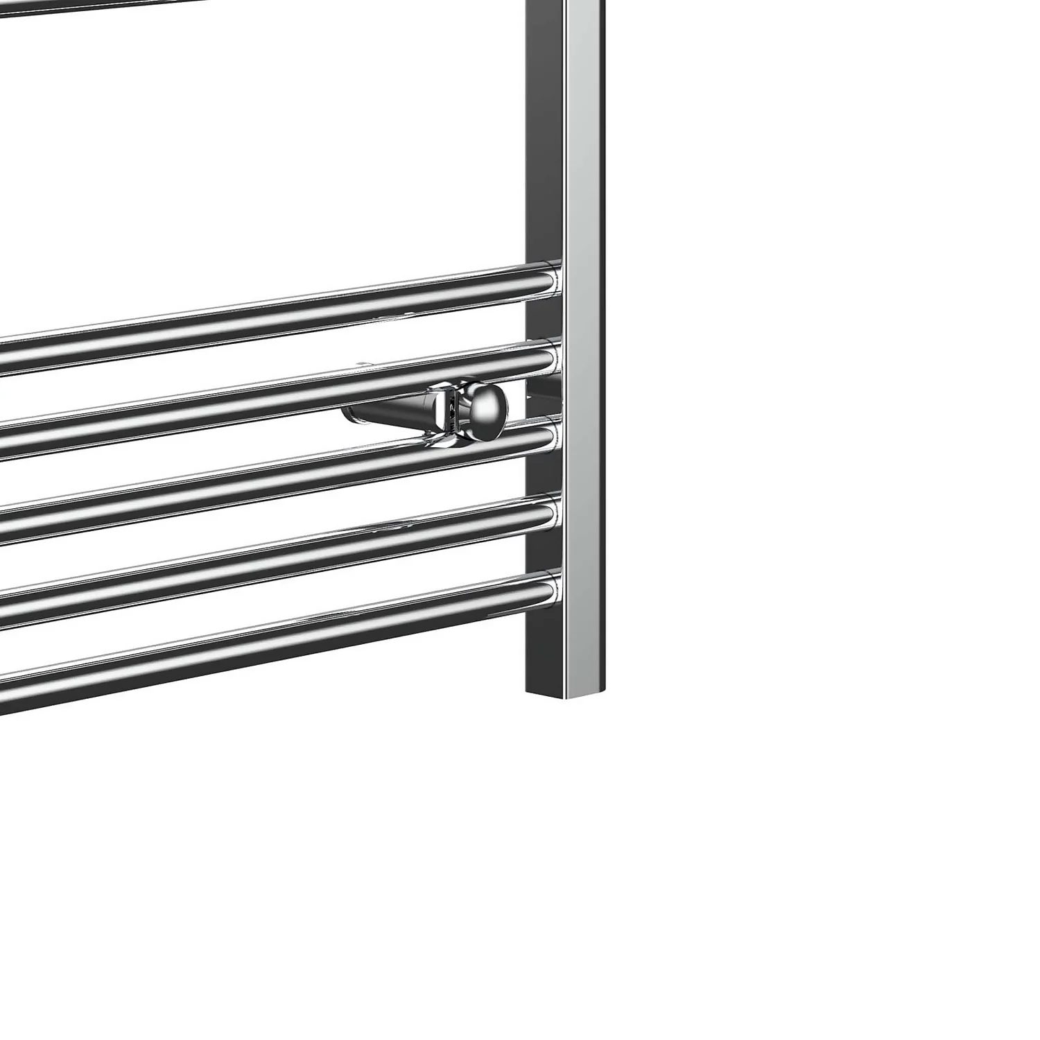 VURTU5 Vertical Ladder Style Radiator 1200mm X 600mm - Chrome 4 VURTU5 Vertical Ladder Style Radiator 1200mm X 600mm - Chrome - Image 2
