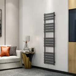 VURTU4 Vertical Single Panel Radiator 1600mm X 600mm - Anthracite -Triton None Store 13109596 7554904445437178