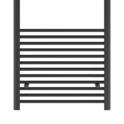 VURTU5 Ladder Style Heated Towel Rail Radiator With 30 Horizontal Round Tubes 1800mm X 600mm - Anthracite -Triton None Store 13109597 1634904158946649
