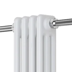 VURTU7 Period Style Radiator 952mm X 479mm - Chrome & - White -Triton None Store 13109600 1104904160057615