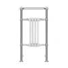 VURTU7 Period Style Radiator 952mm X 479mm - Chrome & - White -Triton None Store 13109600 1234904160135780