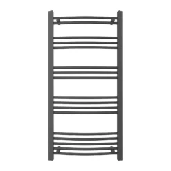 VURTU6 Vertical Ladder Curve Style Radiator 1200mm X 600mm - Anthracite