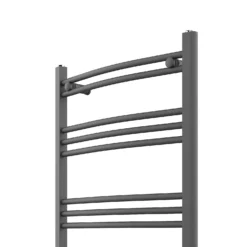 VURTU6 Vertical Ladder Curve Style Radiator 1200mm X 600mm - Anthracite -Triton None Store 13109602 1374904159203434