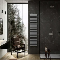 VURTU9 Electric Flat Panel Radiator 1800mm X 600mm - Anthracite -Triton None Store 13109604 1314904159371131