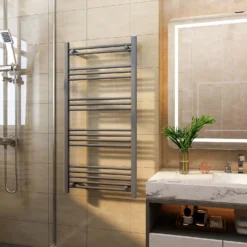 VURTU8 Electric Vertical Ladder Radiator 1200mm X 600mm - Anthracite 11 VURTU8 Electric Vertical Ladder Radiator 1200mm X 600mm - Anthracite -Triton None Store 13109608 8934904159354454