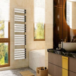 VURTU9 Electric Flat Panel Radiator 1800mm X 600mm - Chrome