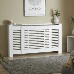Lloyd Pascal Radiator Cover With Contemporary Style In White - Adjustable -Triton None Store 13168202 9164931990544096