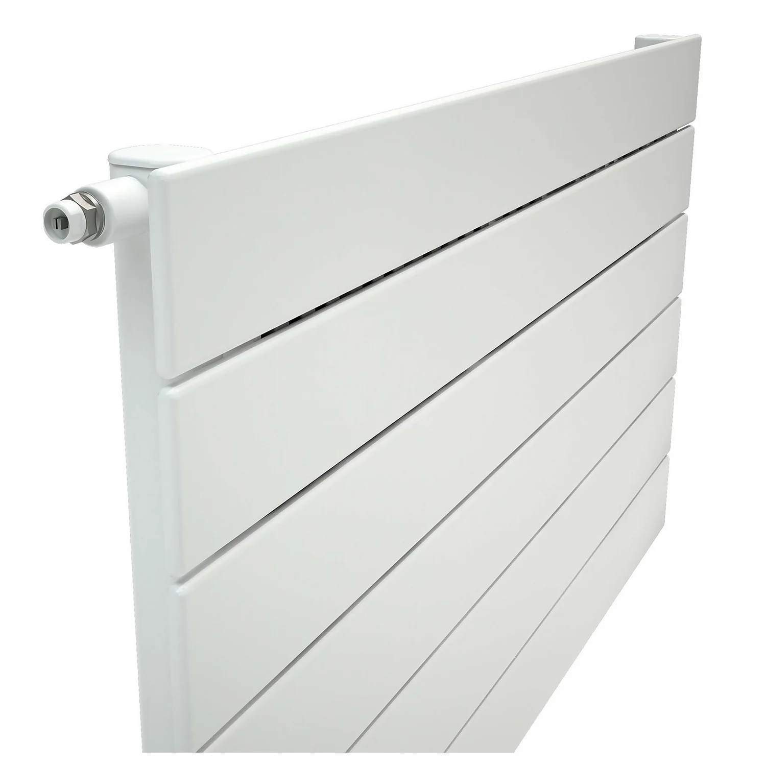 Henrad Verona Plane Single Panel Plumbed Radiator 592mm X 1200mm - White 3 Henrad Verona Plane Single Panel Plumbed Radiator 592mm X 1200mm - White
