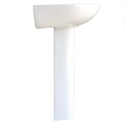 Elmley Ceramic Basin With Pedestal - 2 Tap Holes -Triton None Store 13190958 1624880076197997