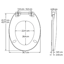 Bemis Memphis Moulded Wooden Toilet Seat - White -Triton None Store 13253232 3984907355641373