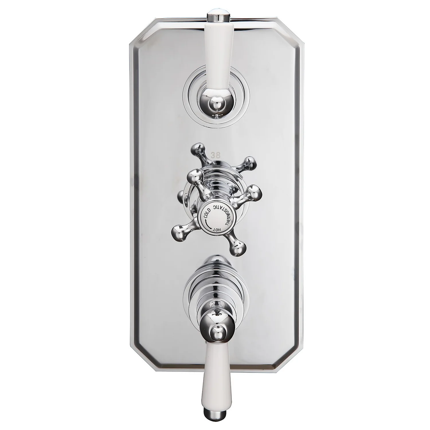 Bathstore Traditional Double Outlet Thermostatic Shower Valve 3 Bathstore Traditional Double Outlet Thermostatic Shower Valve