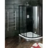 Bathstore Noir 1200mm Black Offset Quadrant Shower Enclosure -Triton None Store 13279332 1665060711020926