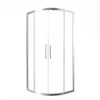 Bathstore Atlas 1200mm Chrome Offset Quadrant Shower Enclosure