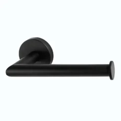 Self Adhesive Toilet Roll Holder - Black