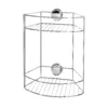 2-Tier Self Adhesive Shower Storage Basket - Black -Triton None Store 13412229 1205018754836487