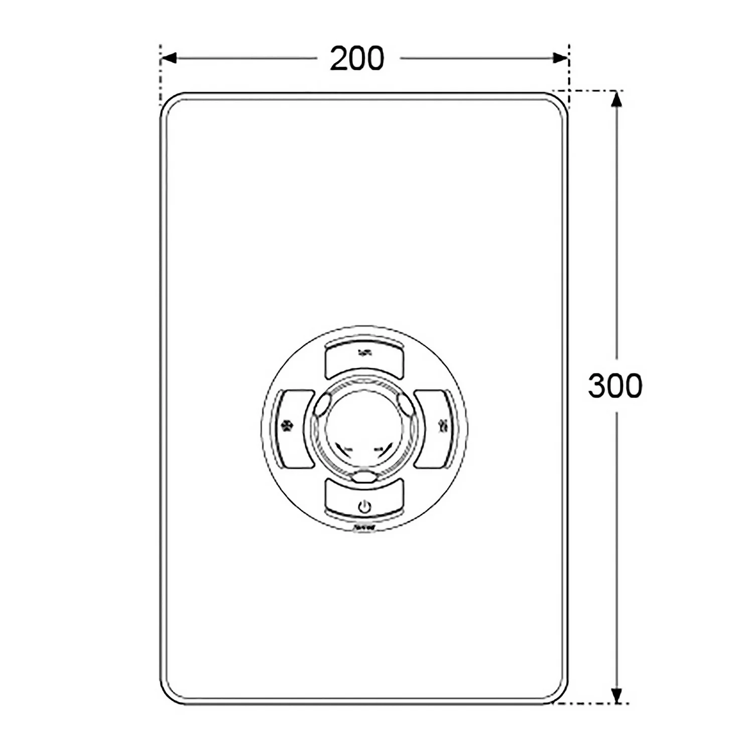 Triton Collection 8.5kW Electric Shower - Gloss White 6 Triton Collection 8.5kW Electric Shower - Gloss White - Image 4