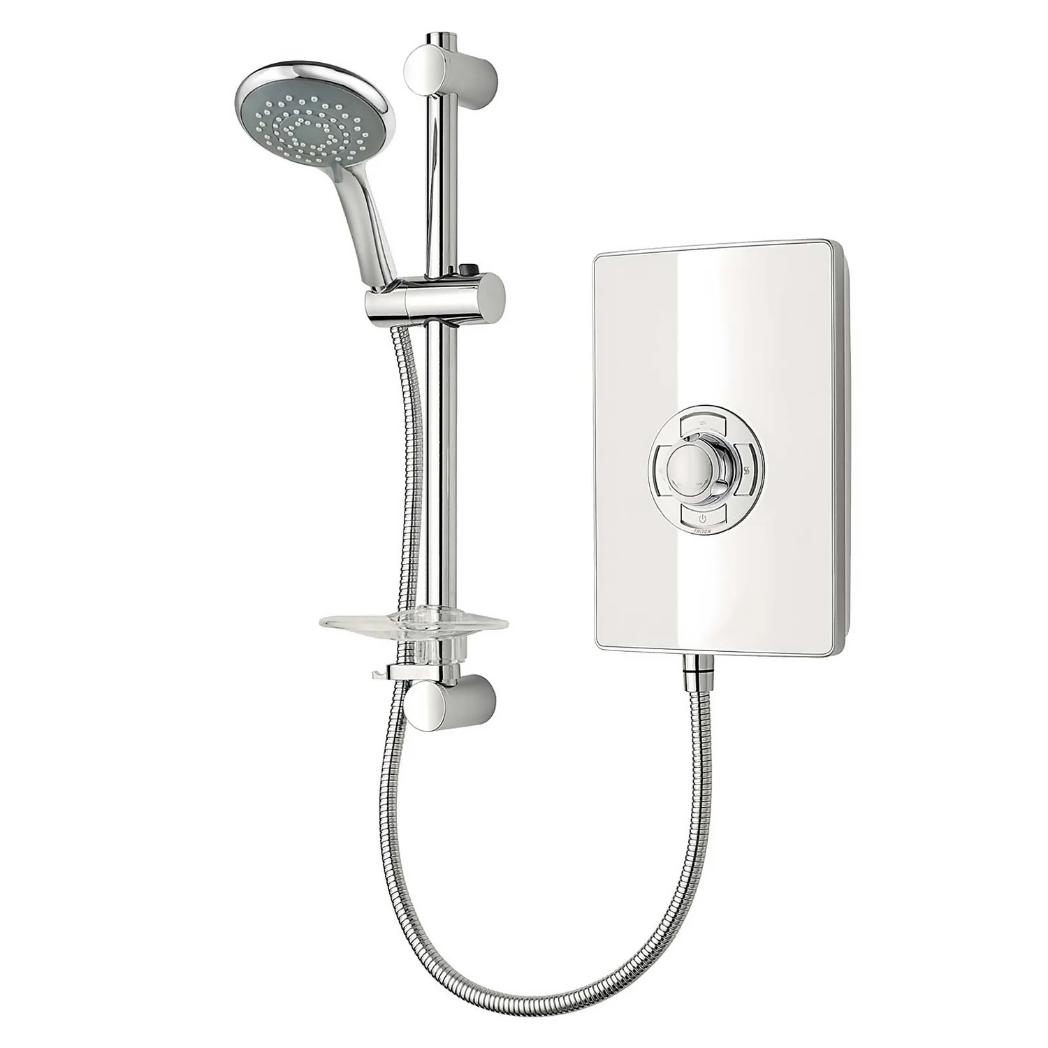 Triton Collection 9.5kW Electric Shower - Gloss White 3 Triton Collection 9.5kW Electric Shower - Gloss White