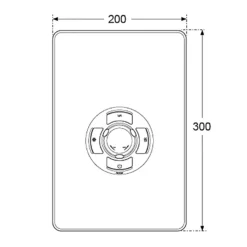 Triton Enhance 9.5kW Electric Shower - Gloss White -Triton None Store 13451460 9824914596299482