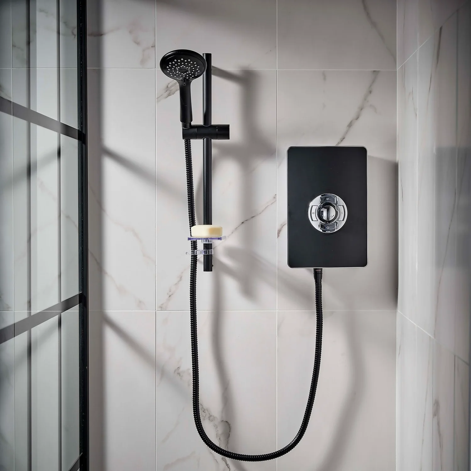 Triton Collection 9.5kW Electric Shower - Matte Black 4 Triton Collection 9.5kW Electric Shower - Matte Black - Image 2