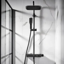 Triton Push Button Mixer Shower - Black -Triton None Store 13451468 1694914596271279