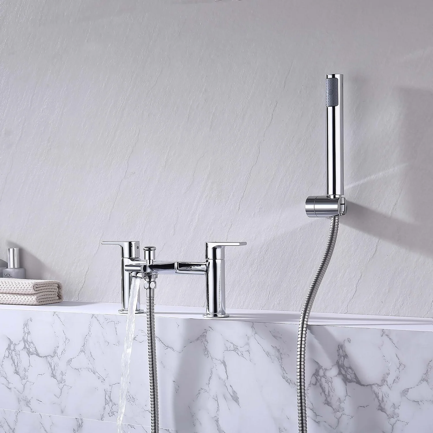 Anstey Bath Shower Mixer Tap Chrome 4 Anstey Bath Shower Mixer Tap Chrome - Image 2