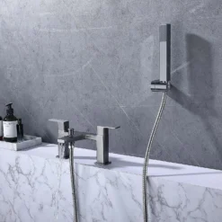 Barkway Bath Shower Mixer Tap Gun Metal -Triton None Store 13490525 1134943599441797