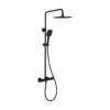 Hunsdon Thermostatic Valve, Square Overhead And Hand Shower Black 1 Hunsdon Thermostatic Valve, Square Overhead And Hand Shower Black -Triton None Store 13490536 1994943599381644
