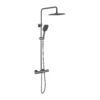 Hunsdon Thermostatic Valve, Square Overhead And Hand Shower Gun Metal 1 Hunsdon Thermostatic Valve, Square Overhead And Hand Shower Gun Metal -Triton None Store 13490541 6294943599007769