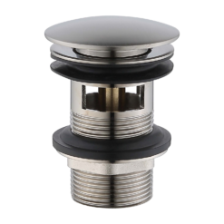 Barkway Basin Waste Slotted Brushed Nickel