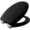 Bemis Phoenix Moulded Wood Toilet Seat - Black -Triton None Store 13514043 1604925766636018