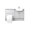 Bathstore Portfolio Fitted Bathroom Furniture (W)1240mm X (D)320mm - Gloss Light Grey -Triton None Store 13514458 1875025269084655