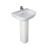 Bathstore Newton 450mm White Basin And Full Pedestal -Triton None Store 13525445 1134935540268911