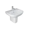Bathstore Newton 550mm White Basin And Semi Pedestal -Triton None Store 13525447 1984935540239433