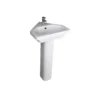 Bathstore Falcon White Corner Basin And Slim Pedestal -Triton None Store 13525448 6644935540251547